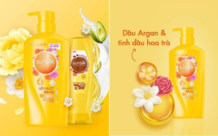 Sunsilk Mềm Mượt Diệu Kỳ cho tóc nhuộm