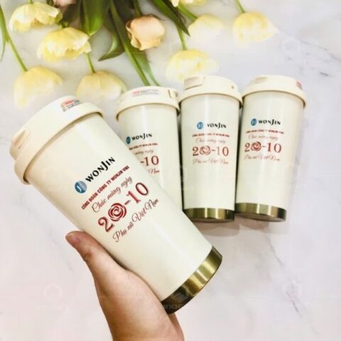 tặng cốc giữ nhiệt cho nhân viên nữ ngày 20/10 quà tặng 8 3 dưới 200k