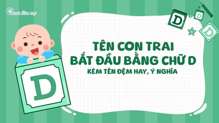 Tên con trai bắt đầu bằng chữ D kèm tên đệm