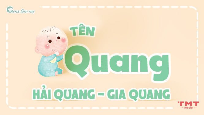 Tên đệm cho tên Quang mang ý nghĩa tài giỏi, thông minh