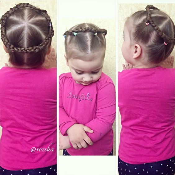 Tết tóc đuôi ngựa cao hai bên, năng động và cá tính cho bé gái tóc ngang vai