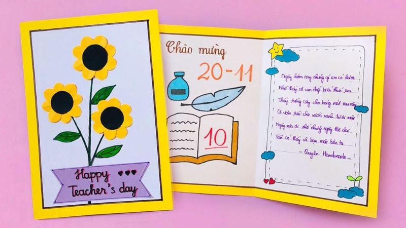 Thiệp 20 11 Làm Bằng Tay: Hướng Dẫn Chi Tiết Và Ý Tưởng