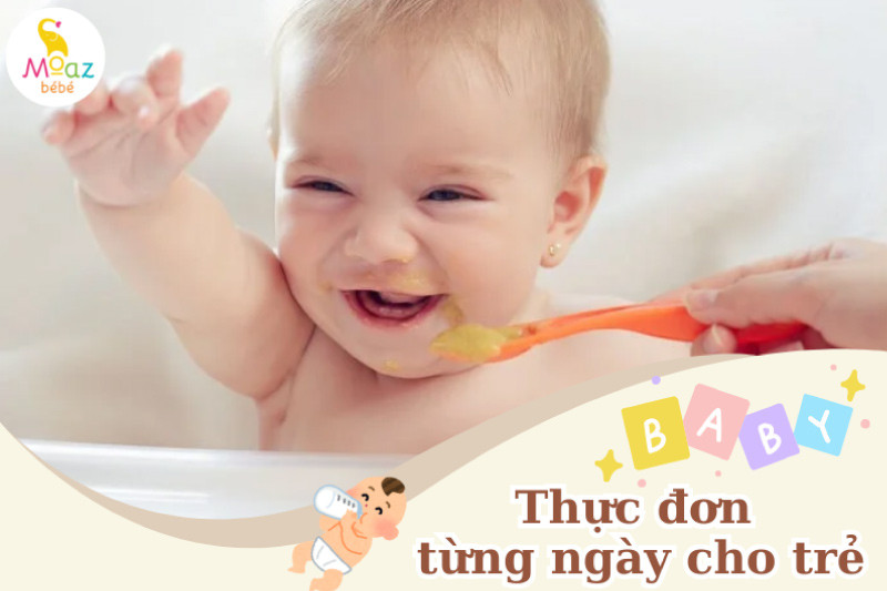 Thực đơn ăn dặm cho trẻ 5 tháng