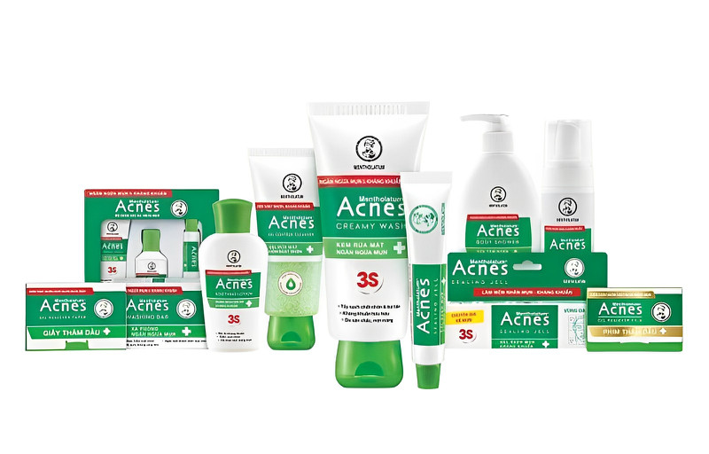 Thương hiệu Acnes cung cấp đa dạng các dòng sữa rửa mặt Acnes và sản phẩm trị mụn