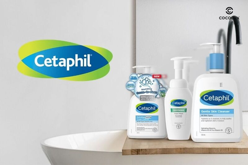 Thương hiệu Cetaphil nổi tiếng với các sản phẩm chăm sóc da dịu nhẹ và chất lượng cao