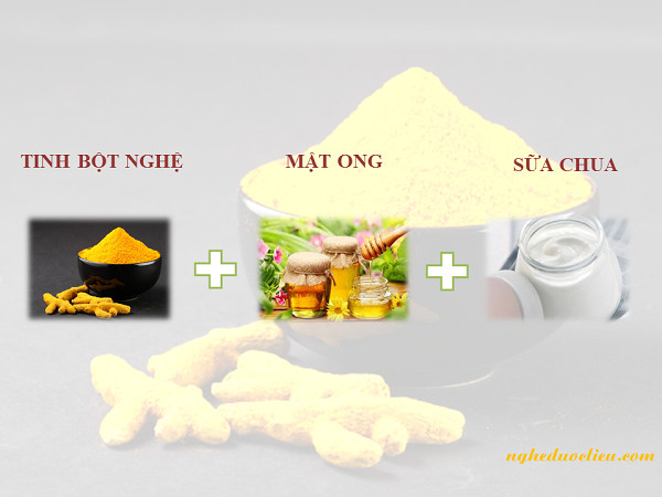 Tinh bột nghệ đắp mặt giúp ngăn ngừa vết thâm, liền sẹo