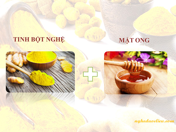 Tinh bột nghệ đắp mặt trị mụn trứng cá