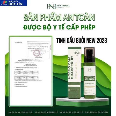 Tinh dầu bưởi Hoàng Cầm giúp mọc tóc và giảm rụng hiệu quả