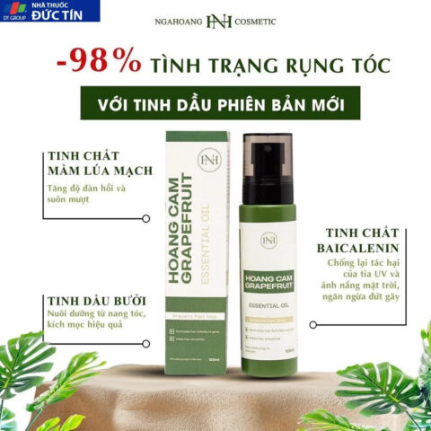 Tinh dầu bưởi Nga Hoàng dưỡng tóc chắc khỏe từ gốc đến ngọn