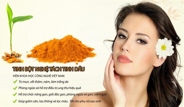 Công Dụng Tuyệt Vời Của Tinh Bột Nghệ Trong Làm Đẹp