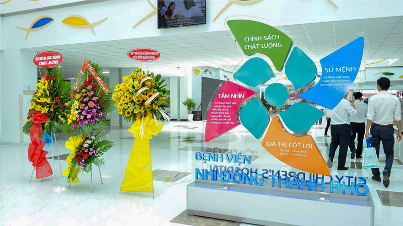 Toàn cảnh Bệnh viện Nhi Đồng Thành phố, cơ sở y tế hiện đại cho trẻ em