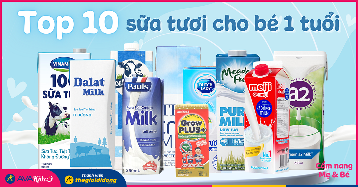 Sữa Tươi Cho Bé 1 Tuổi: Hướng Dẫn Chi Tiết Để Bé Phát Triển Toàn Diện