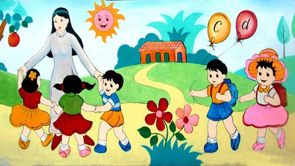 Tranh Chủ Đề Trường Mầm Non Của Bé: Khám Phá Thế Giới Sáng Tạo