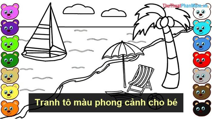 Tranh Phong Cảnh Cho Bé Tô Màu: Khơi Gợi Sáng Tạo & Phát Triển Toàn Diện