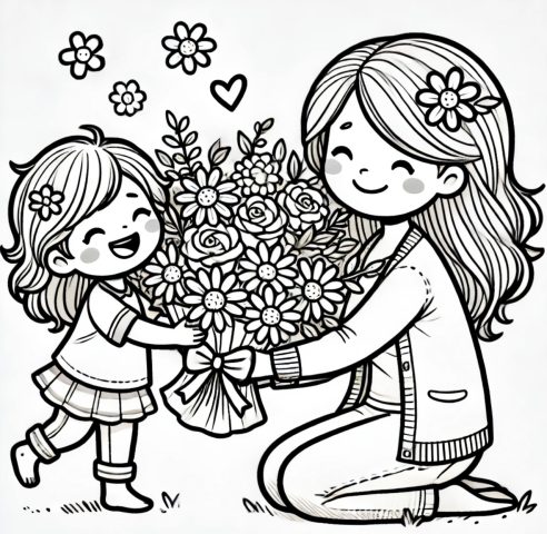 Mẫu Hoa Cho Bé Tô Màu: Khám Phá Thế Giới Sắc Màu Sáng Tạo Cùng Con Yêu