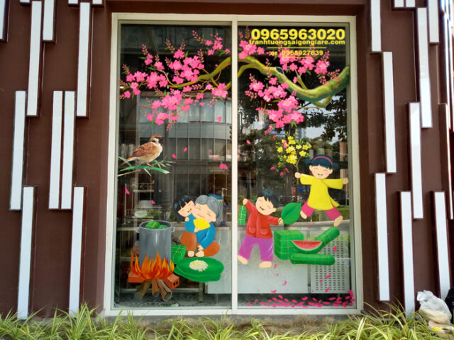 Tranh trang trí ngày Tết độc đáo