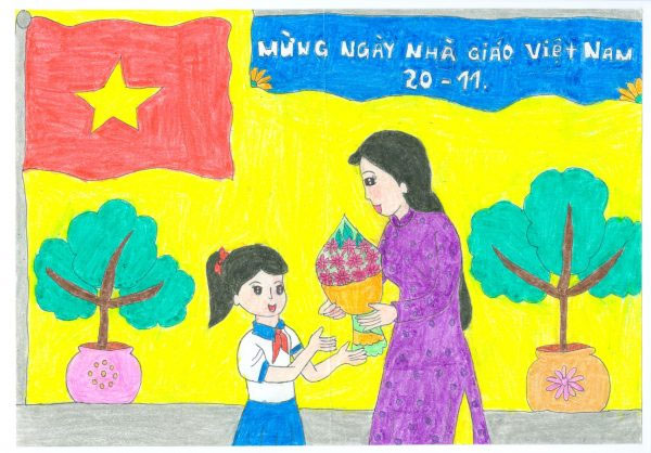 Tranh tri ân 20/11