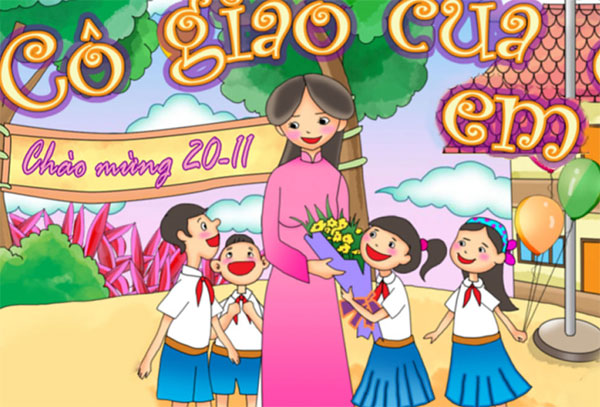 Tranh vẽ về ngày 20/11