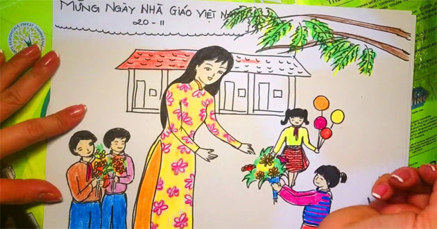 Tranh vẽ 20/11