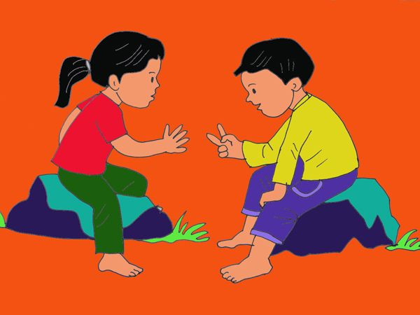 Trẻ em chơi oẳn tù tì, phát triển kỹ năng phán đoán
