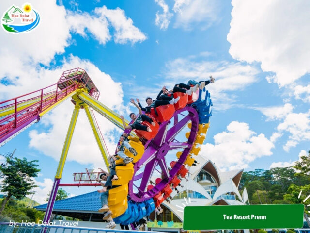 Trò Max Air đầy mạo hiểm tại Tea Resort Prenn, điểm đến cho khu vui chơi trẻ em ở Đà Lạt