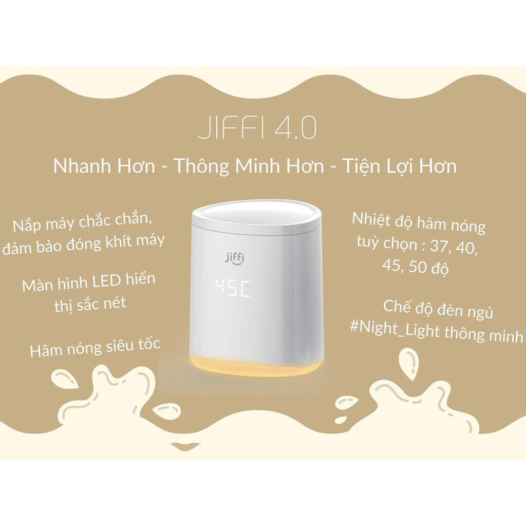 Ưu điểm của máy hâm sữa cầm tay Jiffi 4.0