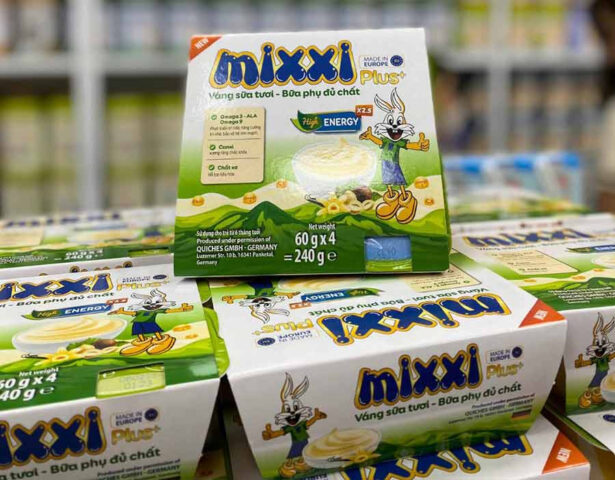 Váng sữa tươi Mixxi nhập khẩu từ Đức, bổ sung Omega cho bé 6 tháng