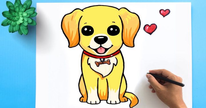 Hướng Dẫn Cách Vẽ Con Chó Đơn Giản Nhất Ai Cũng Làm Được