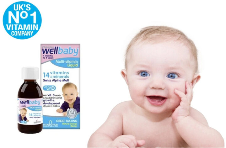 Vitamin Wellbaby Multivitamin Liquid dạng siro giàu dưỡng chất hỗ trợ sức đề kháng cho trẻ