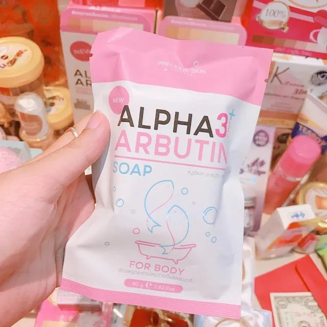 Xà phòng tắm trắng Alpha Arbutin 3+ Plus, sản phẩm tắm trắng được ưa chuộng từ Thái Lan