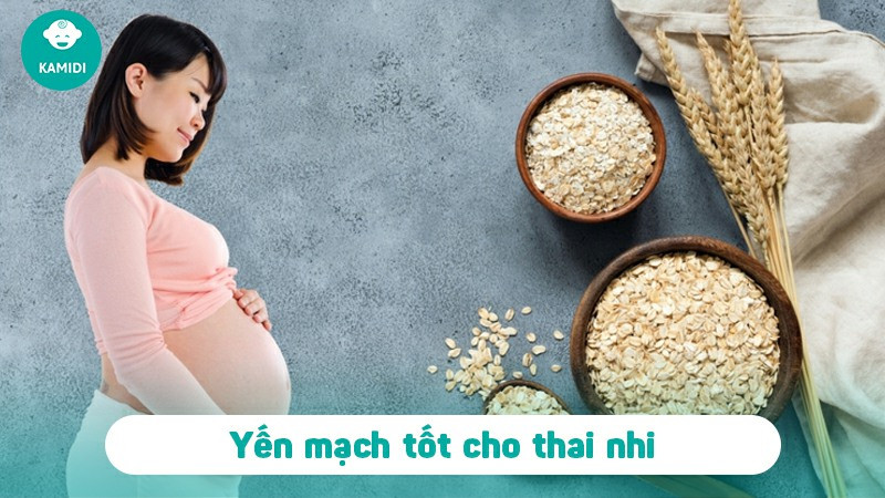 yến mạch giàu axit folic ngăn ngừa dị tật thai nhi