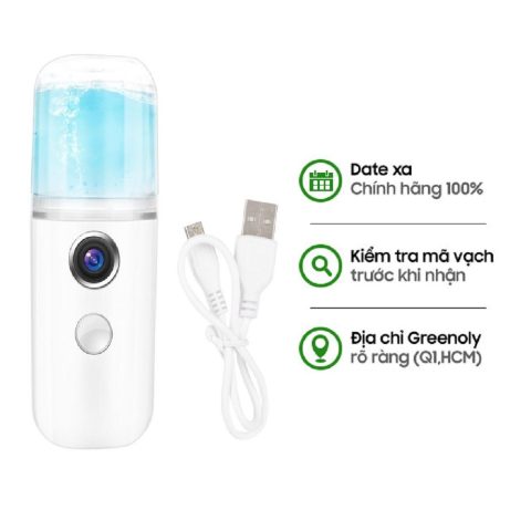 Máy Xịt Khoáng Phun Sương Nano: Bí Quyết Dưỡng Ẩm Chuyên Sâu Toàn Diện