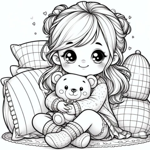 20 mẫu tranh tô màu công chúa đẹp, dễ thương cho bé gái tập tô - 2