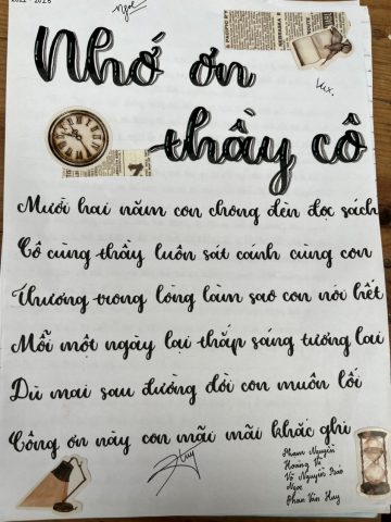 Lời Tri Ân Thầy Cô Ngắn Gọn: Sức Mạnh Từ Trái Tim Chân Thành