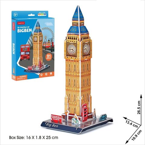 Đồng hồ đồ chơi trẻ em: Khám phá mô hình Big Ben 3D xếp hình PUZZLES