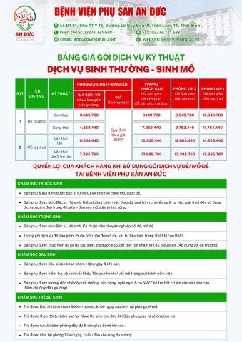 Review Bệnh Viện Phụ Sản An Đức Thái Bình Mới Nhất
