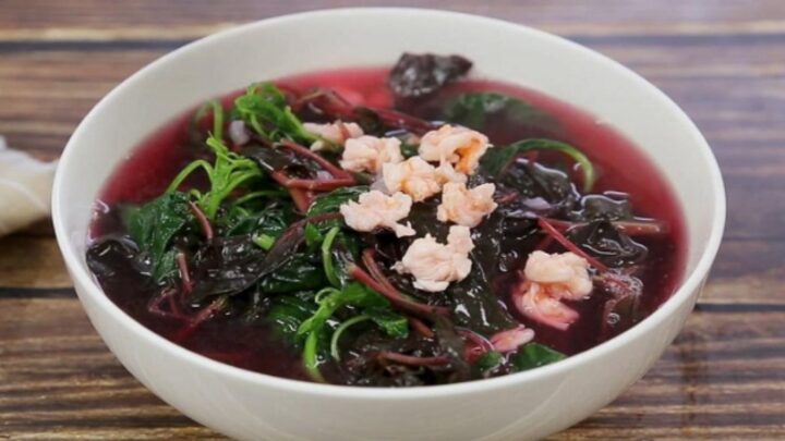 Chế biến món ăn từ rau dền cho bà bầu, rau dền nấu canh