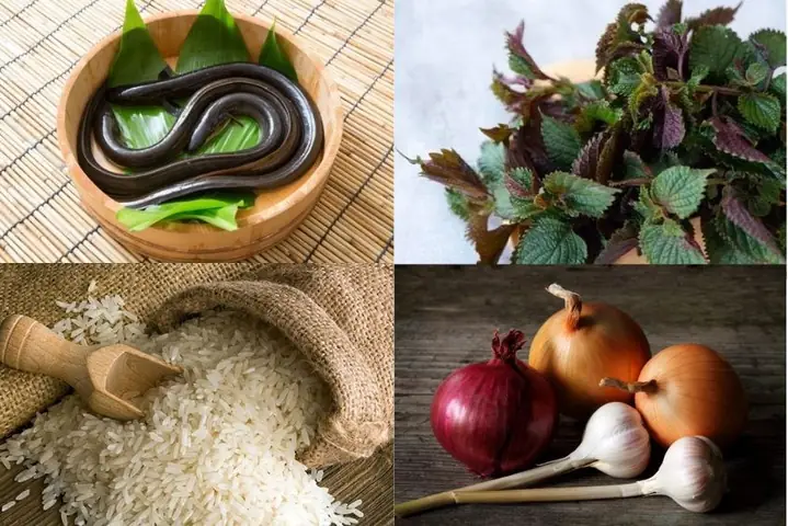 3Cháo lươn kết hợp tía tô cho bé