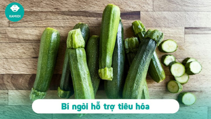 Bí ngòi cải thiện tiêu hóa