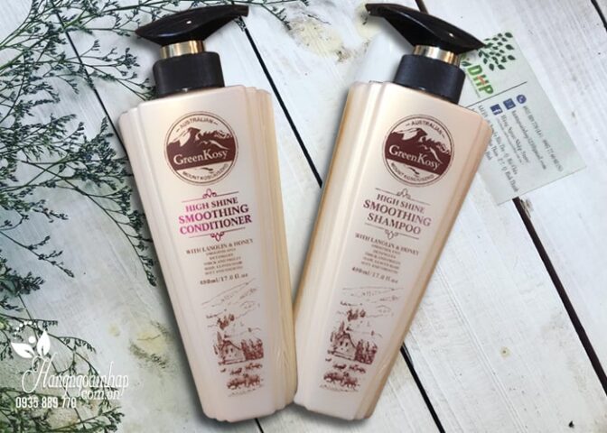 Dầu gội đầu nào tốt nhất hiện nay GreenKosy High Shine Smoothing