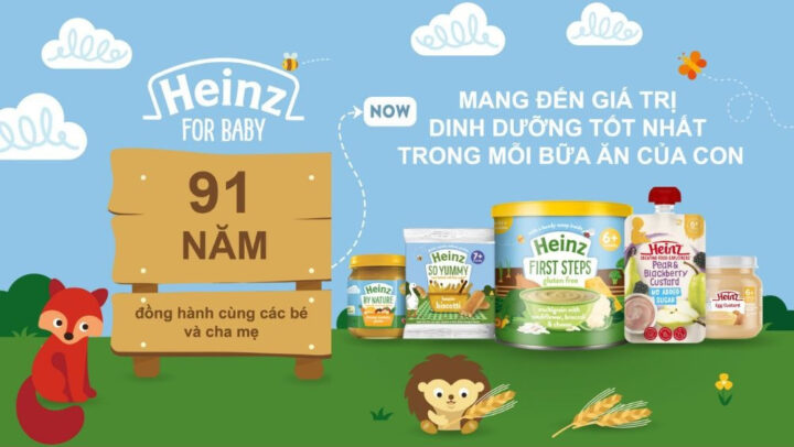 Bột ăn dặm Heinz 5 tháng