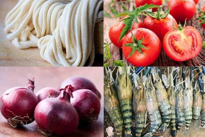 4Mì udon nấu tôm cho bé