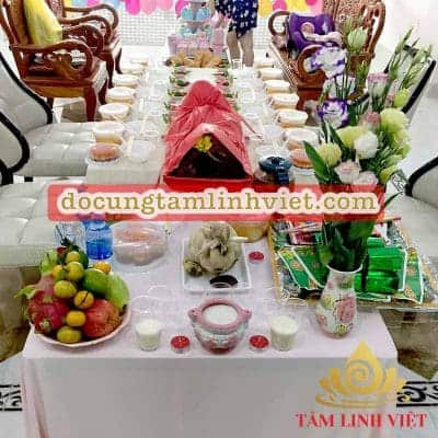 Cách chuẩn bị một mâm cúng đầy tháng trọn vẹn nhất