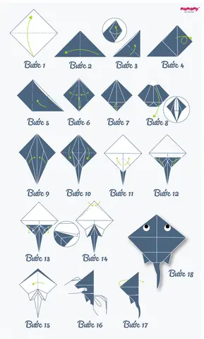 9. Một số cách làm đồ chơi bằng giấy origami khác tha hồ cho mẹ và bé lựa chọn