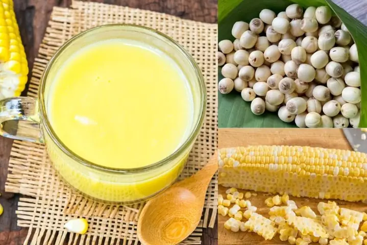 Sữa bắp hạt sen