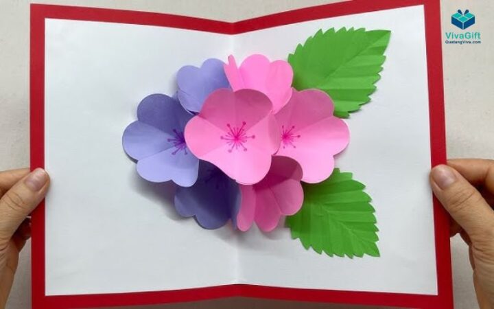 Hướng dẫn làm thiệp 20 11 đơn giản nhất 3D