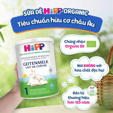 cách pha sữa hipp số 1 đúng chuẩn