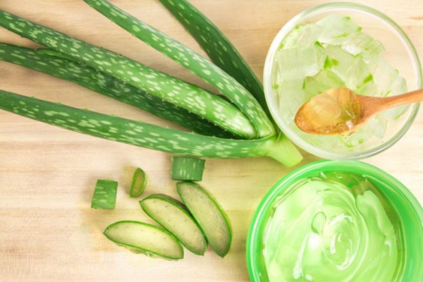 Trị mụn thâm cho bà bầu bằng cách đắp mặt nạ nha đam