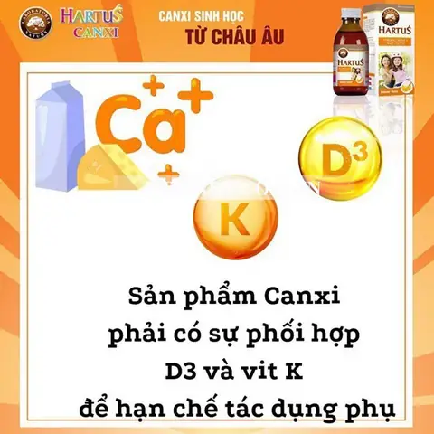 Thành phần dưỡng chất có trong Hartus: Thành phần dưỡng chất có trong Hartus: