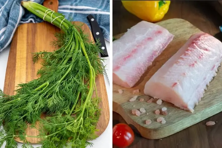 Cháo cá bớp cho bé nấu thì là